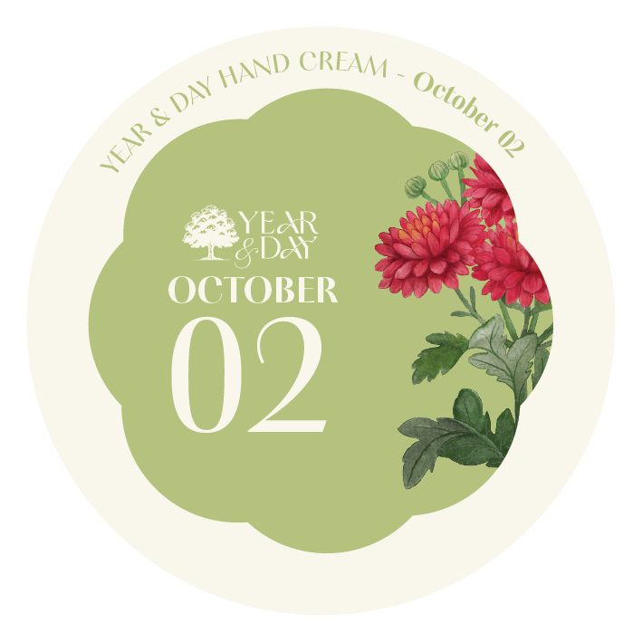 Personalized Hand Cream Gift — Year & Day 366 Days Collection | October