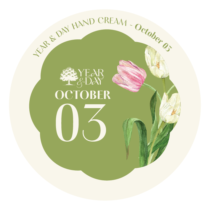 Personalized Hand Cream Gift — Year & Day 366 Days Collection | October