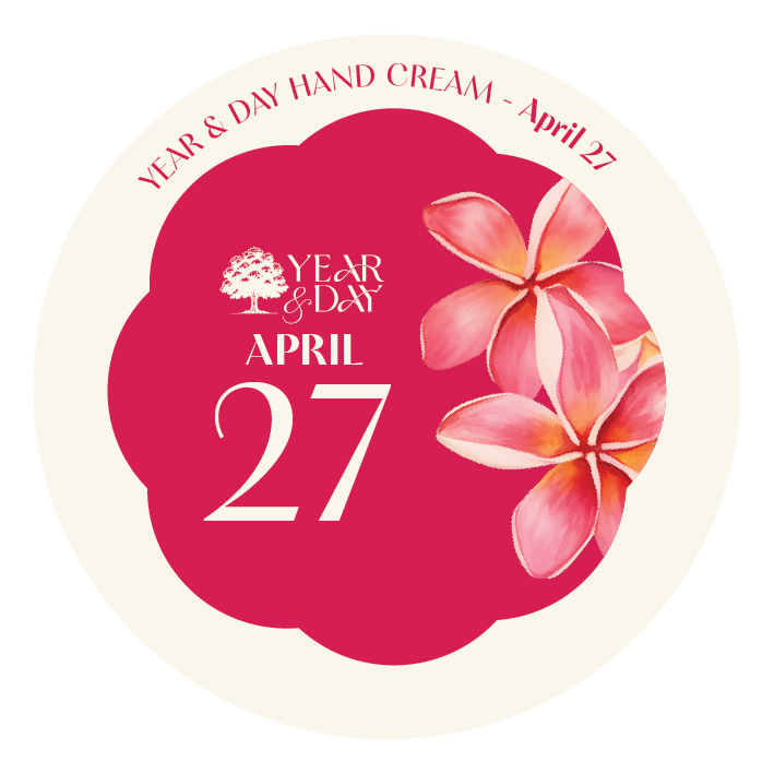 Personalized Hand Cream Gift — Year & Day 366 Days Collection | April