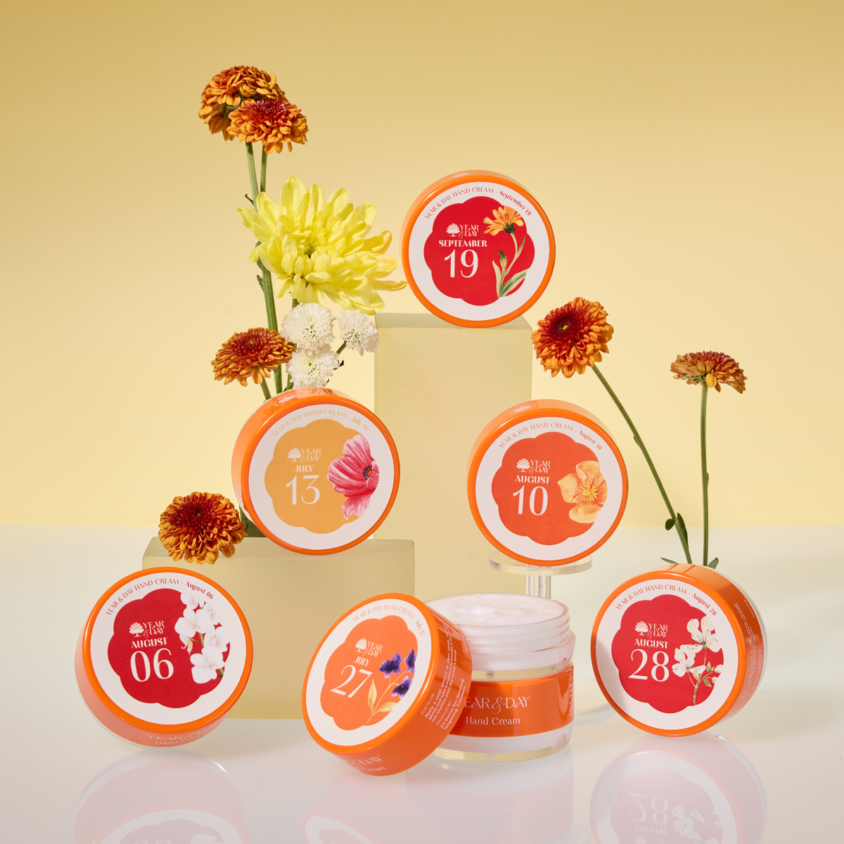 Personalized Hand Cream Gift — Year & Day 366 Days Collection | August